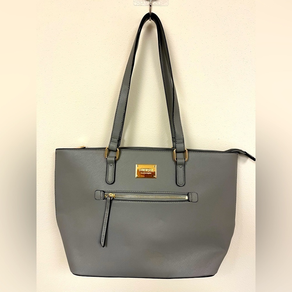 Lovevook Large Gray Tote Bag